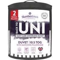 Slumberdown Coverless Comfort 10.5 Tog Bedding Bundle - Grey