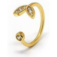 Say It With Diamonds Winged Ring - Yellow Gold