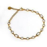 Say It With Diamonds Mixed Shape Bracelet - Yellow Gold
