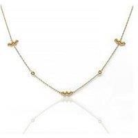 Say It With Gold Zodiac Necklace With Cz Stones