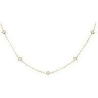 Say It With Dainty Luck Necklace - Gold & Pearl