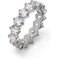 Say It With Round Cz Full Band Ring - Silver