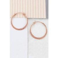 Hammered Sterling Silver Small Hoop Earrings