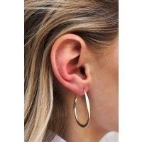 Sterling Silver Curl Hoop Earrings