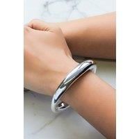 Flowing Chunky Sterling Silver Bangle