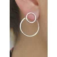 Sterling Silver Hoop Ear Jackets