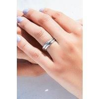 Triple Band Russian Sterling Silver Ring