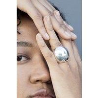 Chunky Sterling Silver Sphere Ring