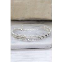 Adjustable Sterling Silver Feather Bracelet