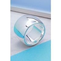 Sterling Silver Chunky Barrel Ring