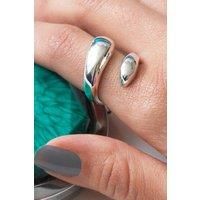 Flow Contemporary Sterling Silver Ring