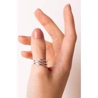 Sterling Silver Corkscrew Spiral Ring