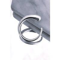Tapered Spike Sterling Silver Open Graduated Ring