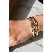 Russian Gold and Silver Stacking Bangle