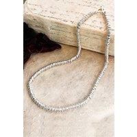 Chunky Sterling Silver Minimalist Rings Choker Necklace