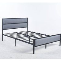 Zix Metal Bed Frame in 4ft6
