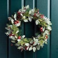 Artificial Eucalyptus & Rosehip Berry Wreath