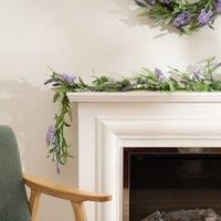 Artificial Purple Hyacinth Eucalyptus & Lavender Garland