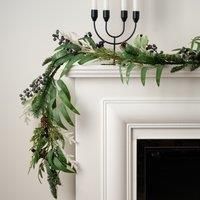 Artificial Blueberry & Pine Garland