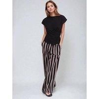 Religion Revelation Wide Leg Trousers - Black
