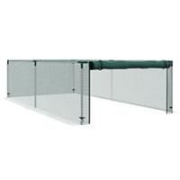 Outsunny 8' x 4' Plant Protection Tent Crop Cage with Door, Green