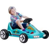 AIYAPLAY 6V Electric Go Kart for Kids with Music, Light, Horn, for 3-5 Years, Blue Aosom UK