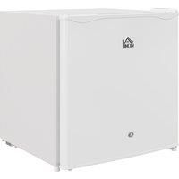 HOMCOM 46 Litre Lockable Countertop Fridge - Cream White