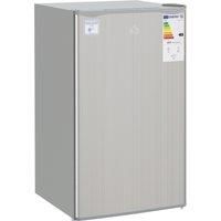 HOMCOM 91L Freestanding Under-Counter Fridge with Lock - Silver Tone