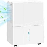 HOMCOM 30L Dehumidifier w/ Filter, Auto Defrost, White