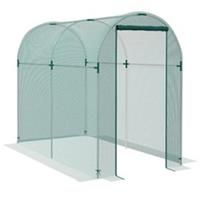 Outsunny Fruit Cage, Plant Protection Tent, 1.2 x 2.4 x 1.9m, Green