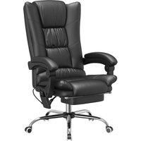 Executive Office Chair with Vibration Massage and Heat, Footrest