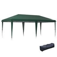 Outsunny 6 x 3(m) Pop Up Gazebo Patio Party Event Heavy Duty Canopy Green