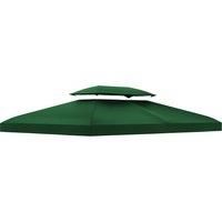 Outsunny Gazebo Roof Replacement, for 3 x 4m Frames - Green