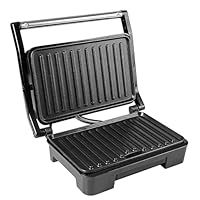 Vencier 850W Double Sandwich Press: Panini Maker, Health Grill with Large Non-Stick Plates, Drip Tray, and Deep Fill Capability for Toasted Sandwiches – Low Fat Grilling and Healthy Cooking