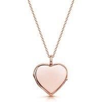 LOVELOX Lockets Women's Heart Personalised Locket in Rose Gold