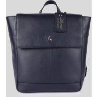 'Lussuria Venezia' Real Leather Flapover Backpack