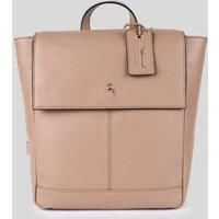 'Lussuria Venezia' Real Leather Flapover Backpack