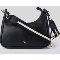 'Bella Toscana' Real Leather Crossbody Bag with Webbing Strap