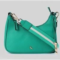 'Bella Toscana' Real Leather Crossbody Bag with Webbing Strap
