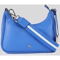 'Bella Toscana' Real Leather Crossbody Bag with Webbing Strap