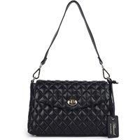 'Tramonto Toscana' Real Leather Flapover Quilted Bag