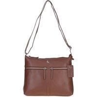 'Mourne' Sleek Real Leather Shoulder Bag