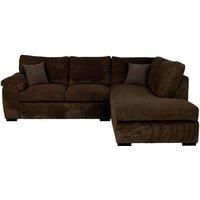 Jumbo Cord Elegant L Shape 4-Seater Right-Facing Corner Sofa Set, Your Comfort Haven in the Living Room