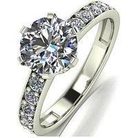 Moissanite Lady Lynsey Platinum 0.33Ct Total Eq Eternity Ring
