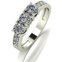 Moissanite Lady Lynsey Platinum 0.33Ct Total Eq Eternity Ring
