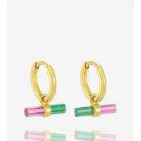 Rachel Jackson Watermelon T-Bar Huggie Hoop Earrings
