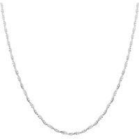 Spero London Women's Twisted Beads Sterling Silver Chain Necklace