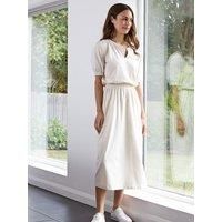 Cove Women's Cuba Midi Dress in Beige | Size: Small