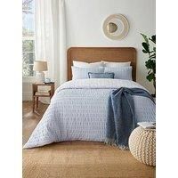 Copenhagen Home Gingham Blue Duvet Cover Set - Single