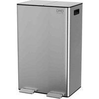 DMD | 60L Dual Stainless Steel Bin, 2 x 30L Tubs & 3L Compost Bin Soft Closure
